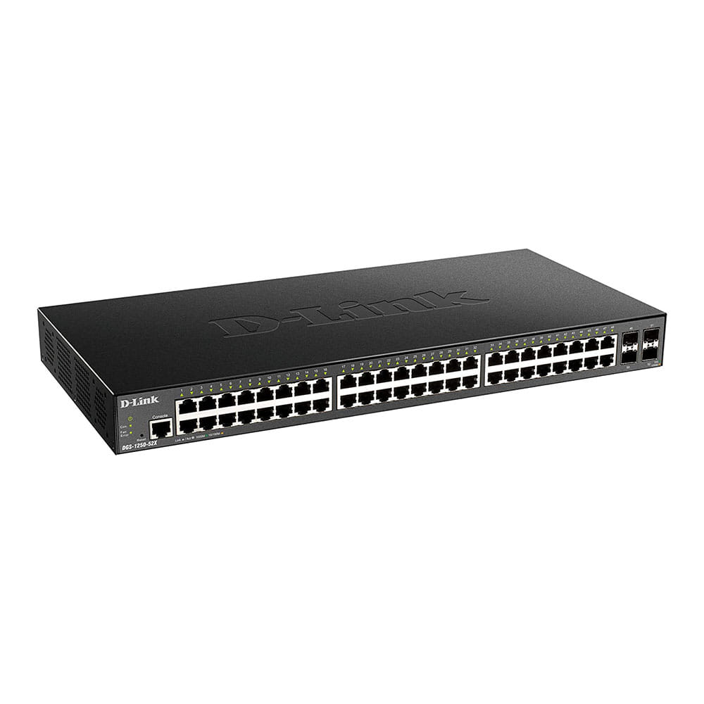 D-Link DGS-1250-52X. Switch Gestionado L3 48 Puertos.
