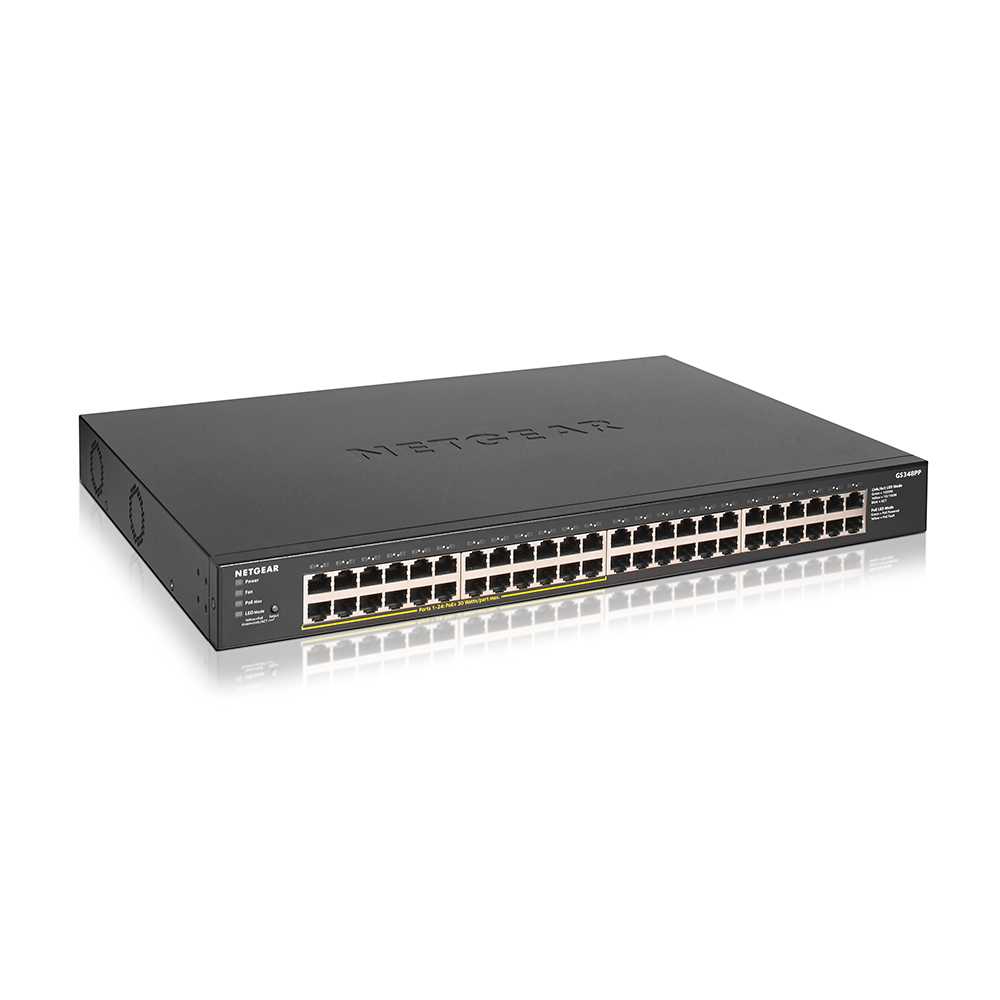 Netgear GS348PP-100EUS PoE+. Switch No Gestionado 48 Puertos Gigabit.