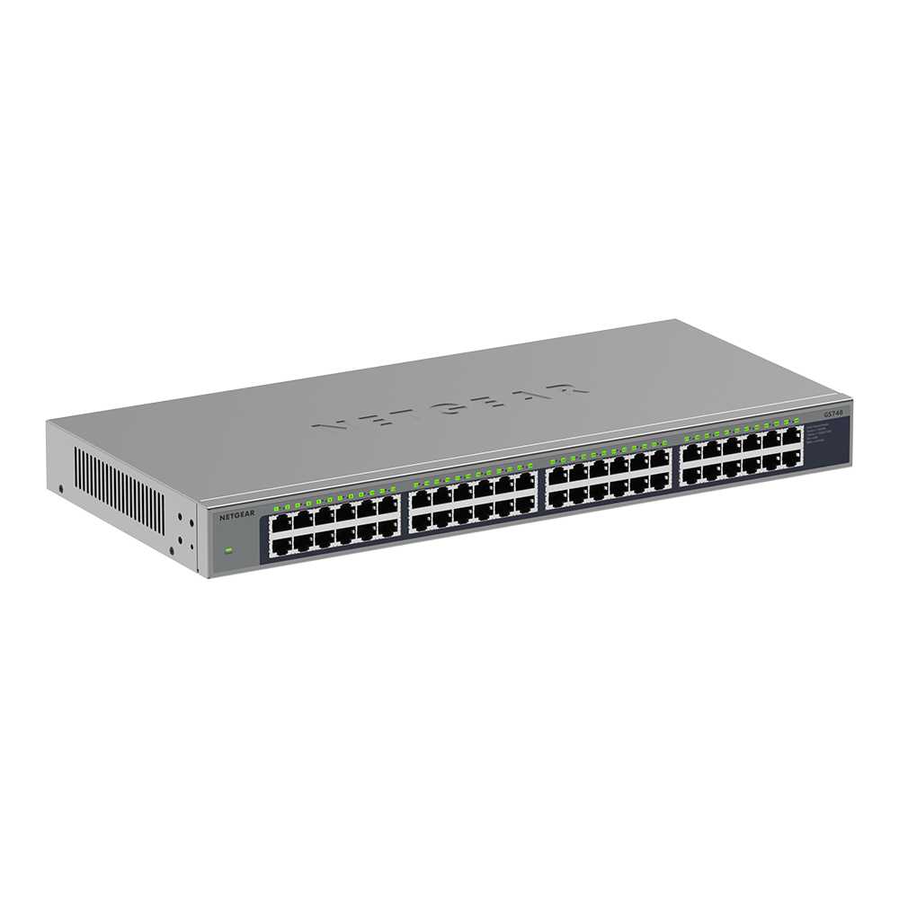 Netgear GS748-100EUS. Switch No Gestionado 48 Puertos Gigabit.