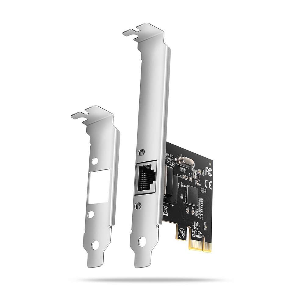 Axagon PCEE-GRL. Realtek RTL8111L. 1x RJ45 1GbE. PCIe x1.