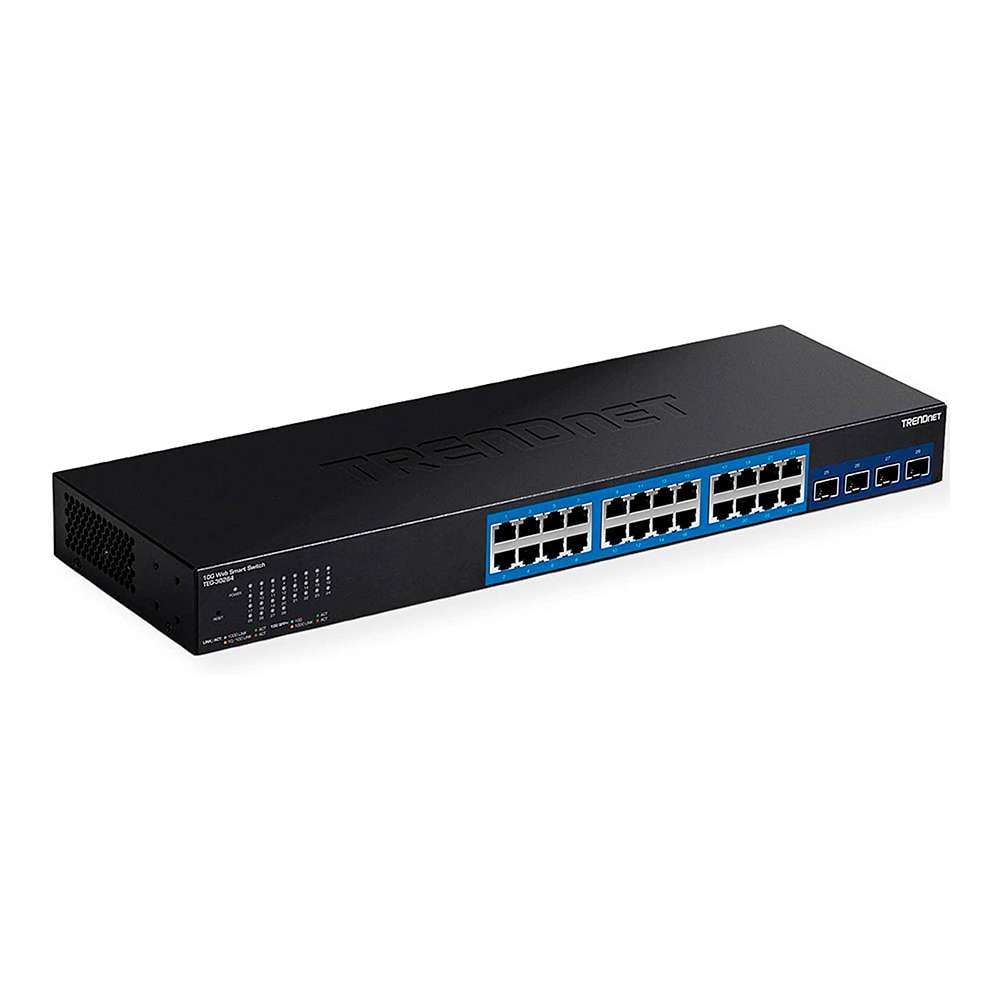 Trendnet TEG-30284. Switch 24 Puertos Gigabit + 4 puertos SFP+ 10G.