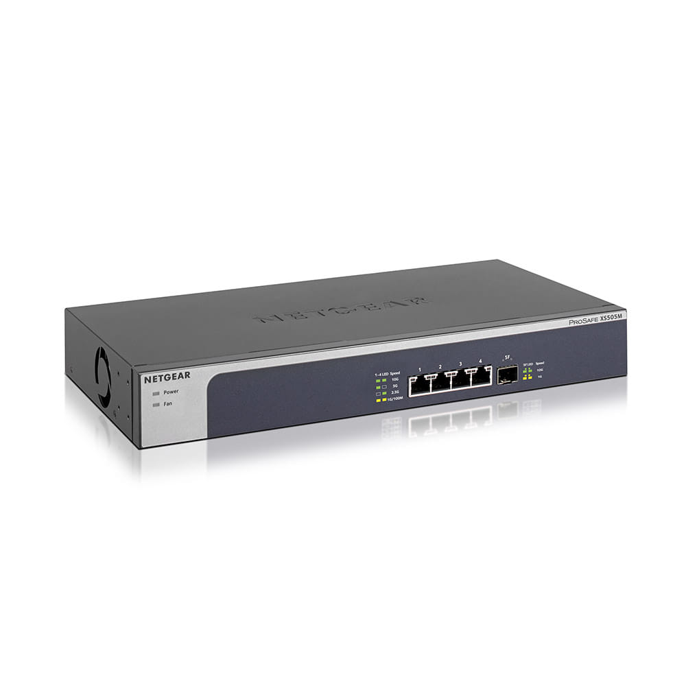 NetGear XS505M-100EUS. Switch No Gestionado 5 Puertos Gigabit.