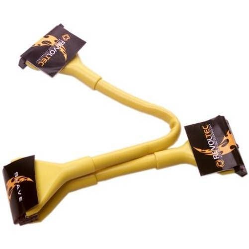 Cable IDE ATA133 redondo, 48 cm, amarillo