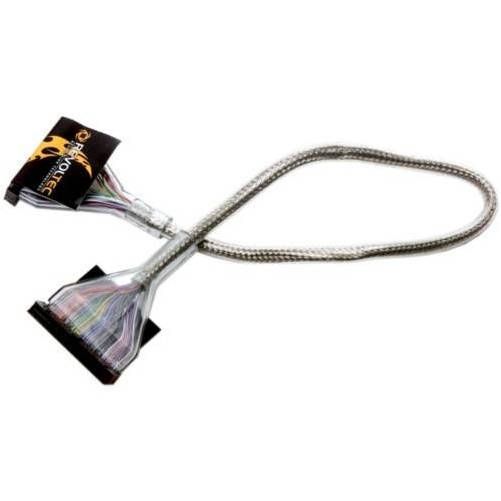 Cable Floppy redondo silver, 48 cm