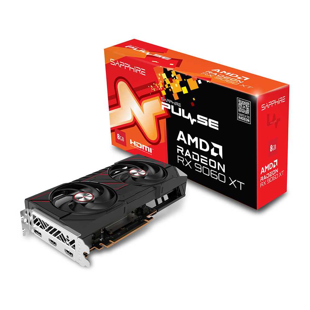 Sapphire RX 9060 XT Pulse OC 8Gb GDDR6