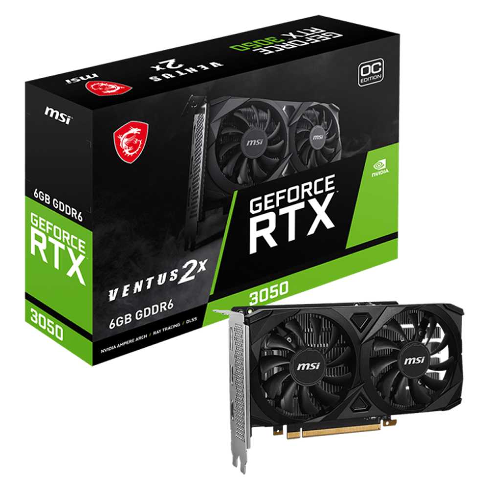 MSI RTX 3050 Ventus 2X OC 6Gb GDDR6