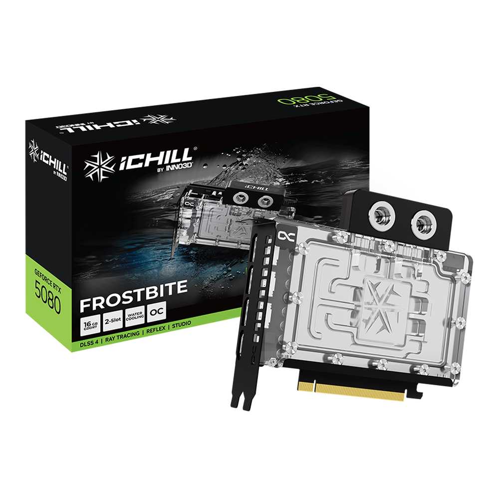 Inno3D RTX 5080 iChill Frostbite 16Gb GDDR7