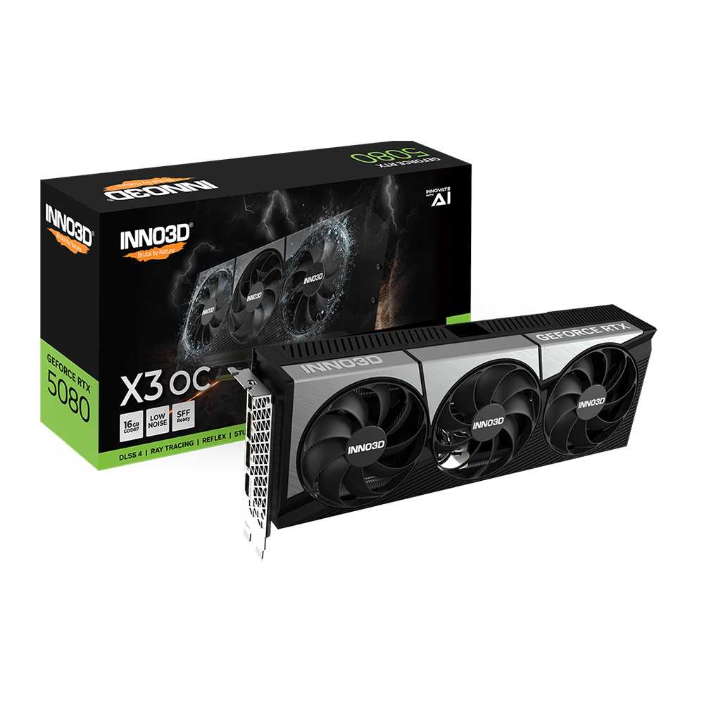 Inno3D RTX 5080 X3 OC 16Gb GDDR7