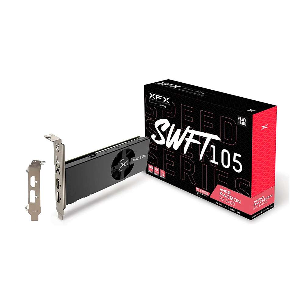 XFX RX 6400 SWFT 105 Gaming 4Gb GDDR6