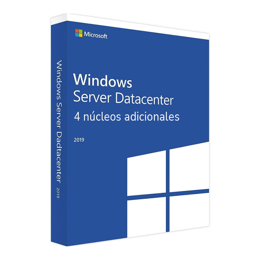 Microsoft Windows Server 2019 Datacenter - Licencia 4 núcleos adicionales