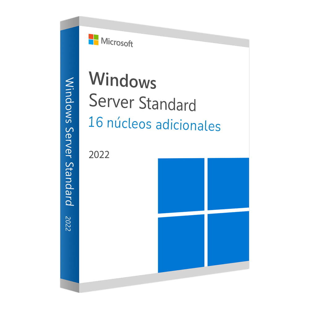 Microsoft Windows Server 2022 Standard - Licencia 16 núcleos adicionales