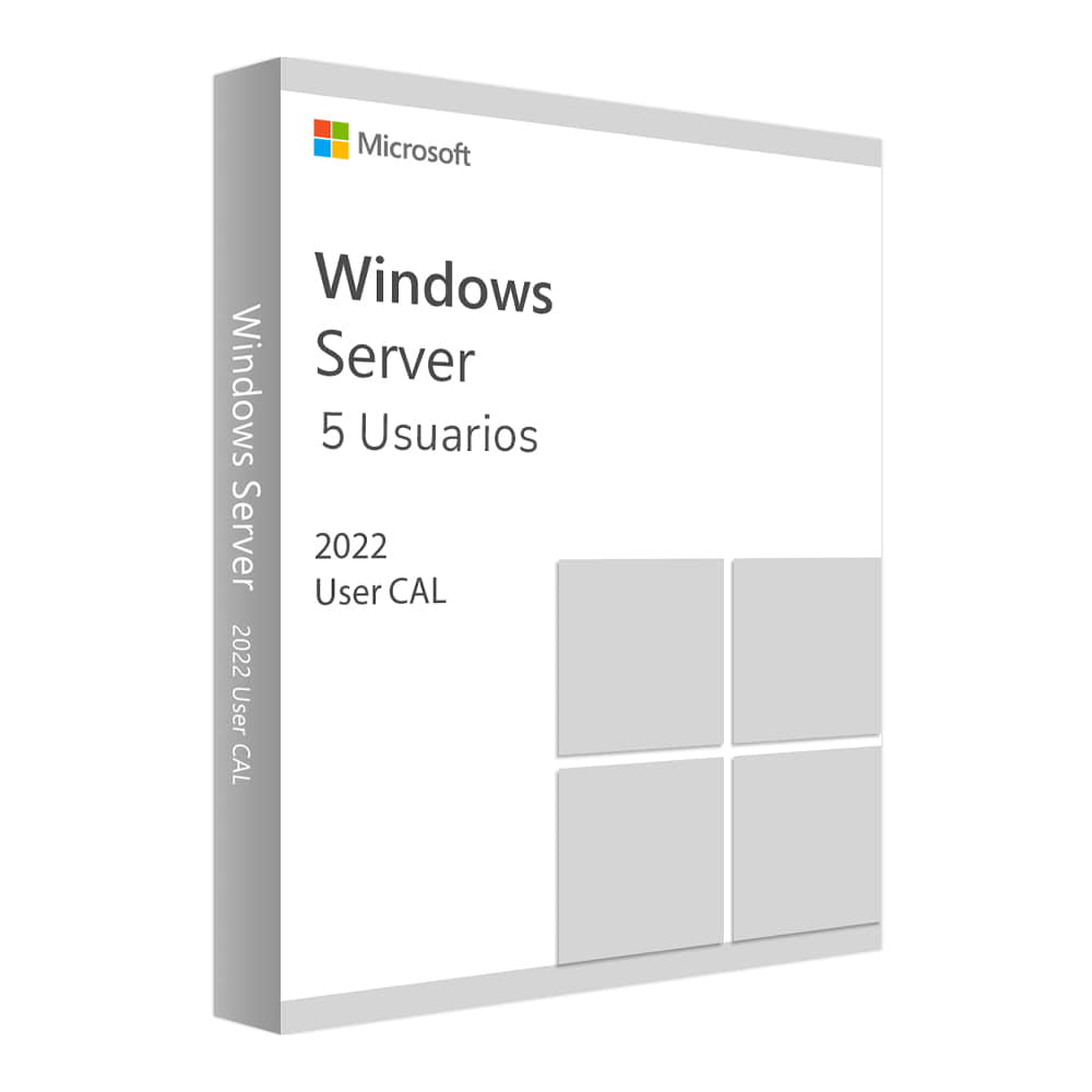 Licencia adicional 5 usuarios CAL - Español para Windows Server 2022 (Standard o Datacenter)