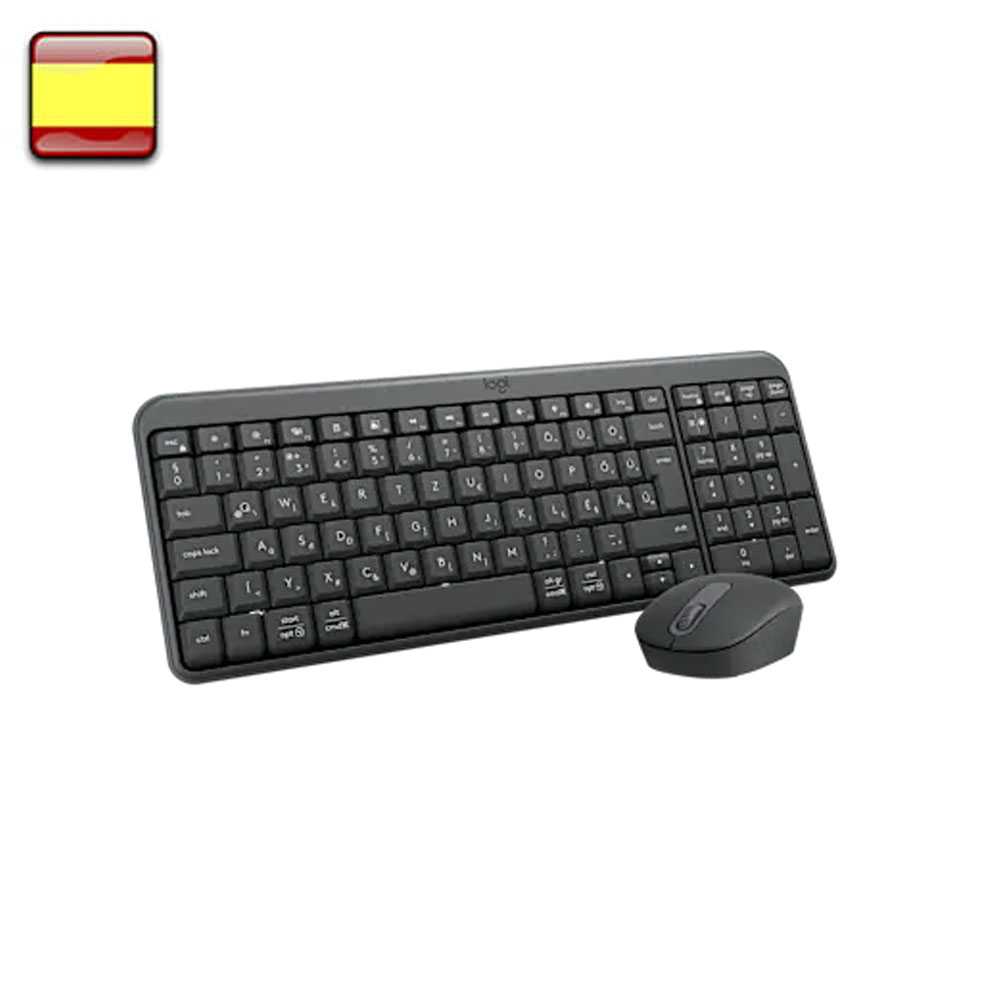 Logitech MK250. Kit teclado + ratón wireless Negro.