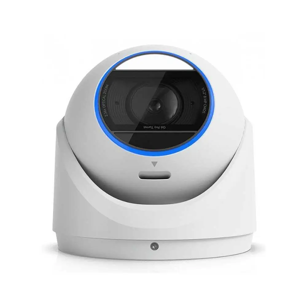 Ubiquiti G6 Pro Turret. Cámara PoE+ 4K. Blanca.